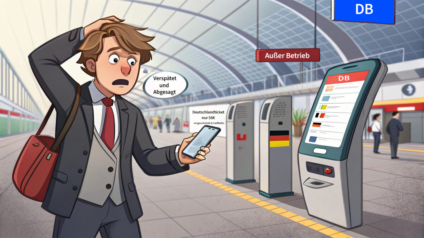 Deutsche bahn und das disaster mit dem deutschlandticket
