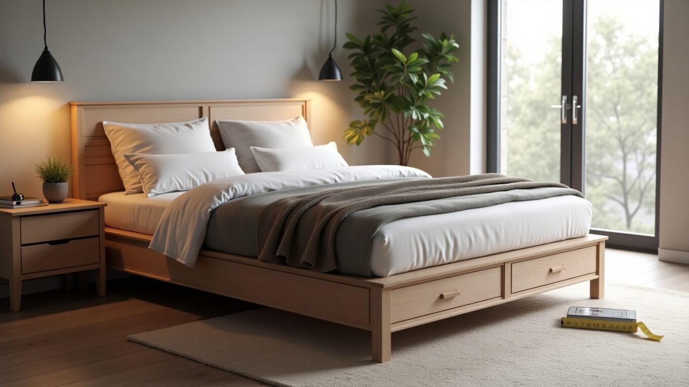 Funktionsbett alten lattenrost in ein bett intergrieren