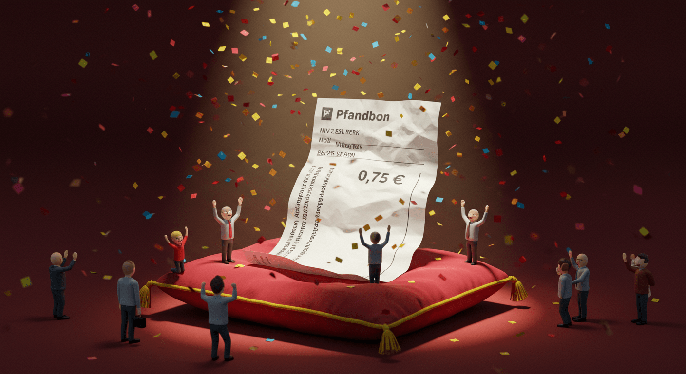 Das finale – ein hoch auf den pfandbon
