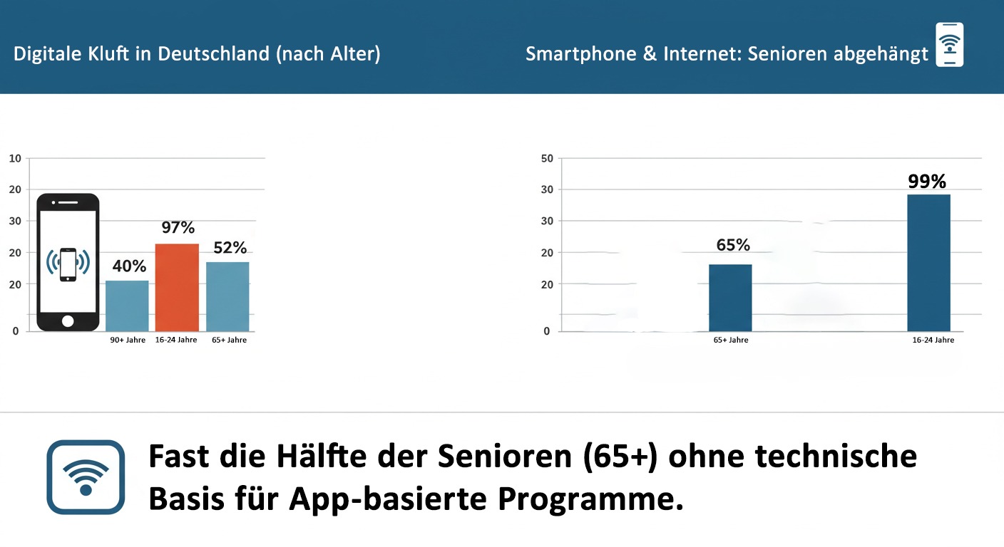 Digitale kluft nach alter in deutschland statistik 2025