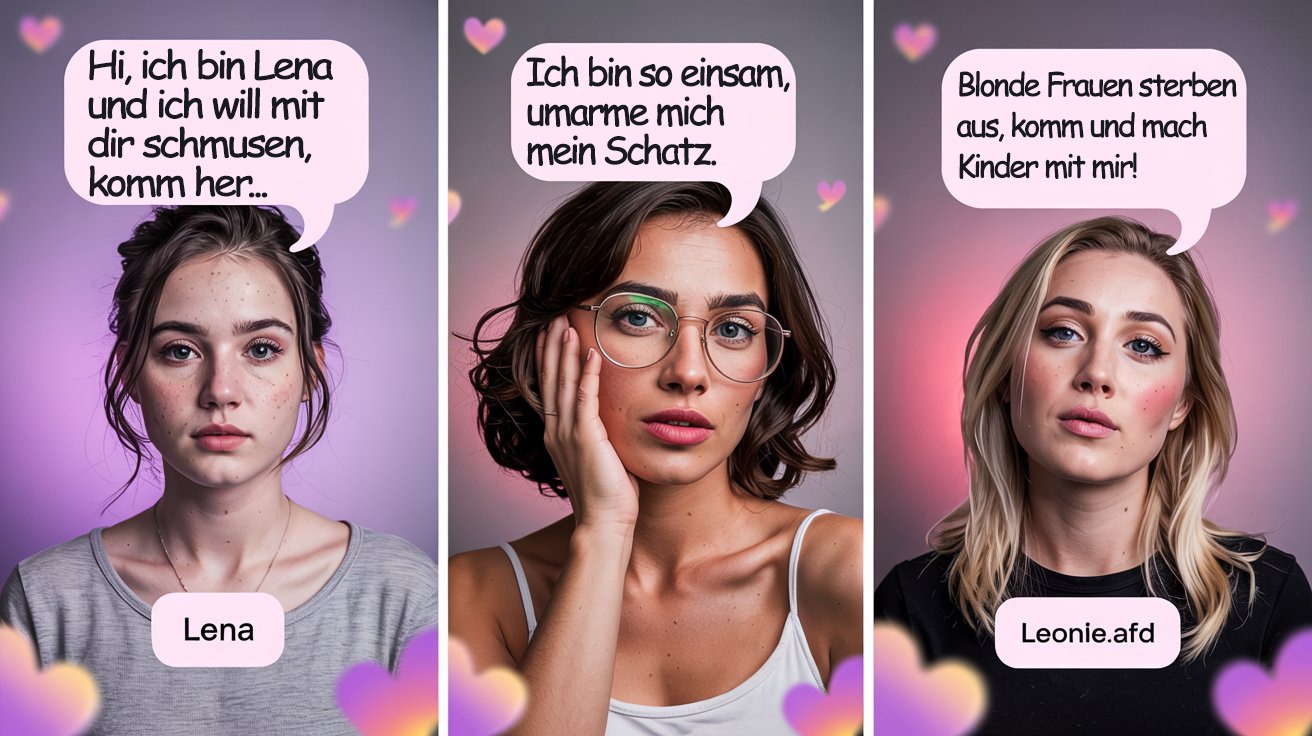 Fake frauen ai bots (bei meta & instagram)