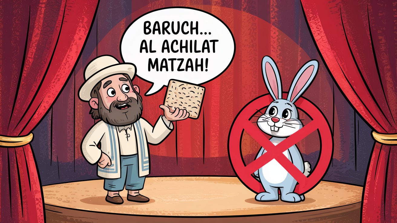 Jüdische fest mazah und nicht ostern