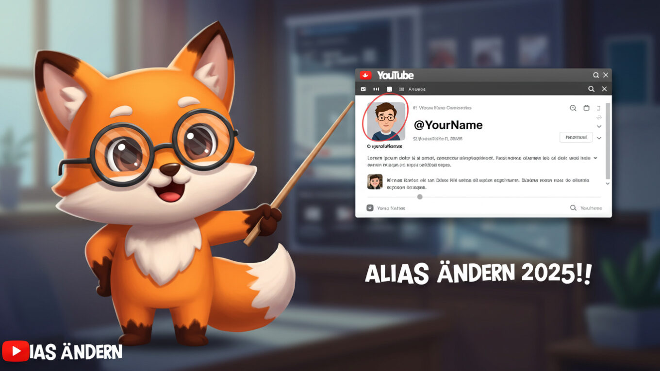 Youtube handle ändern 2025