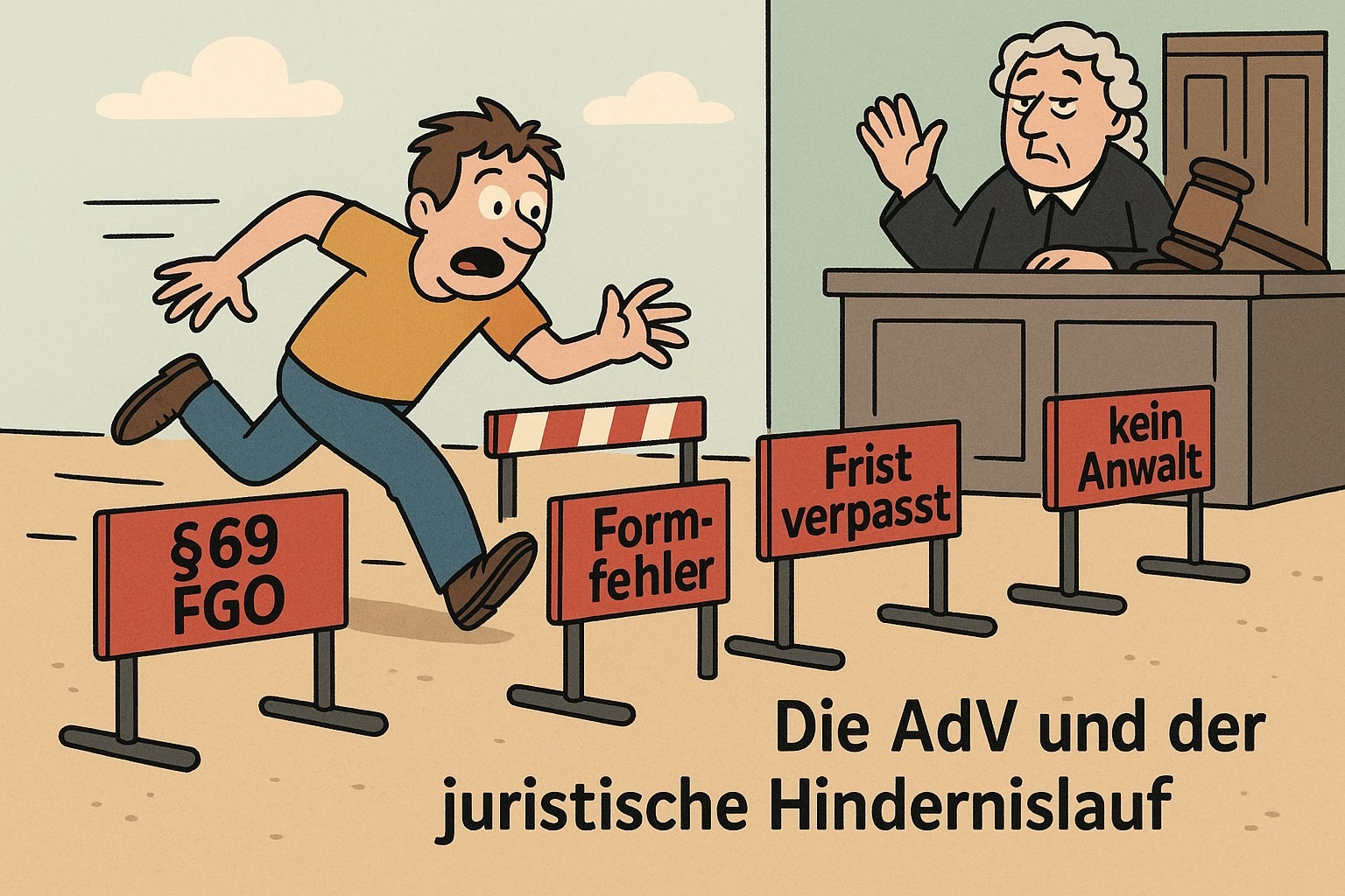 Die adv juristischer hindernisparcours