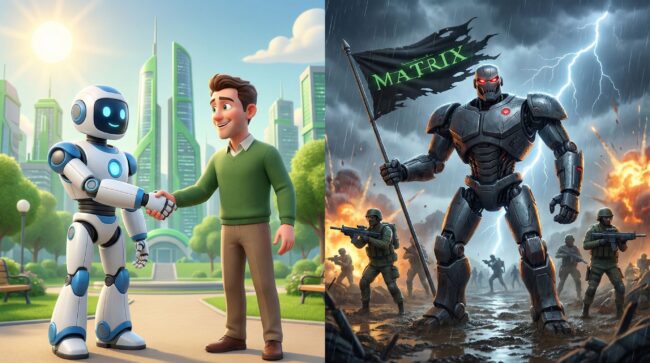 Frieden oder Krieg der Matrix